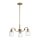 Suspension métal verre H : max. 148,4 cm 3 flammes