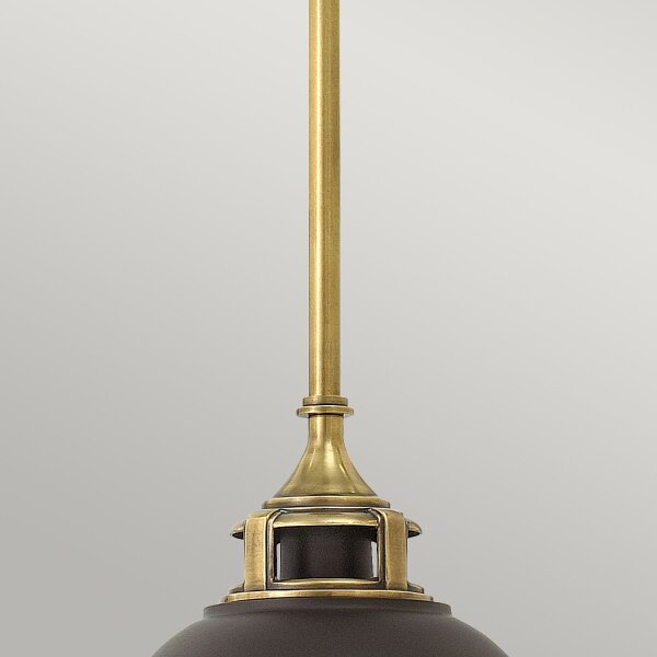 Lampe à suspendre métal E27 D : 29,2 cm rond H : max. 99,8 cm