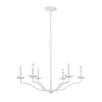 Lustre blanc métal E14 L : 82,9 cm grand style...