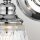 Badezimmerleuchte Wand LED G9 IP44 B: 35,2 cm Metall Glas