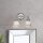 Badezimmerleuchte Wand LED G9 IP44 B: 35,2 cm Metall Glas