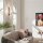 Wandlampe Metall Glas E14 35,5 cm hoch Nickel poliert