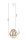 Confortable lampe à suspendre Blanc Naturel Bois E27 L:20,5 cm