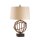 Tischleuchte FREYJA Bronze Antik H:58cm Lampe