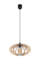 Suspension décorative en bois E27 Ø35 cm en...