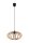 Suspension décorative en bois E27 Ø35 cm en noir