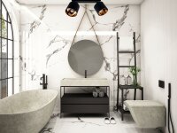 Spot de plafond flexible tissu métal E27 70 cm de...