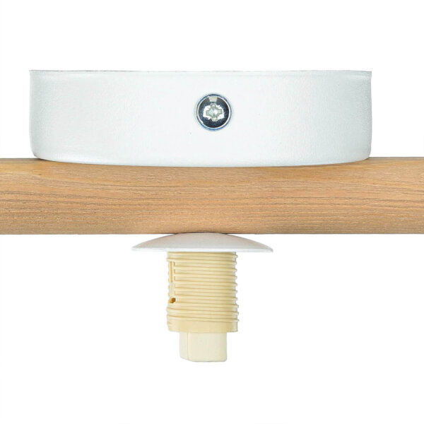 Plafonnier à faible éblouissement en pin G9 L:47 cm allongé
