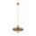 Suspension vintage E27 Ø30 cm en rouge brique gris sable