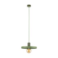 Suspension verte E27 Ø30 cm ronde Vintage...