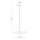 Lampe à suspendre verte E27 Ø40 cm ronde Vintage métal