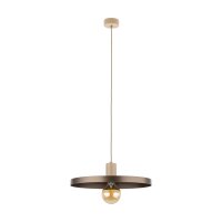 Lampe à suspendre E27 Ø40 cm ronde Gris...