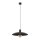 Schwarze Pendelleuchte Metall Ø41 cm rund E27 Loft