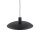 Schwarze Pendelleuchte Metall Ø41 cm rund E27 Loft