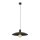 Schwarze Pendelleuchte Metall Ø41 cm rund E27 Loft