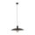 Schwarze Pendelleuchte Metall Ø41 cm rund E27 Loft