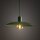 Lampe à suspendre ronde en métal Ø41 cm E27 Loft en vert