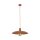 Suspension ronde métal Ø41 cm E27 Loft rouge brique