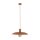 Suspension ronde métal Ø41 cm E27 Loft rouge brique