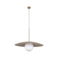 Lampe &agrave; suspendre Abat-jour en verre M&eacute;tal...
