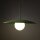 Lampe à suspendre verte Boule de verre à faible éblouissement E27 Ø65 cm confortable