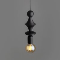 Lampe à suspendre noire métal Ø10 cm...