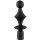 Lampe à suspendre noire métal Ø10 cm E27 minimaliste