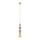 Suspension Gris sable Métal Ø10 cm E27 minimaliste