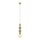 Suspension Gris sable Métal Ø10 cm E27 minimaliste