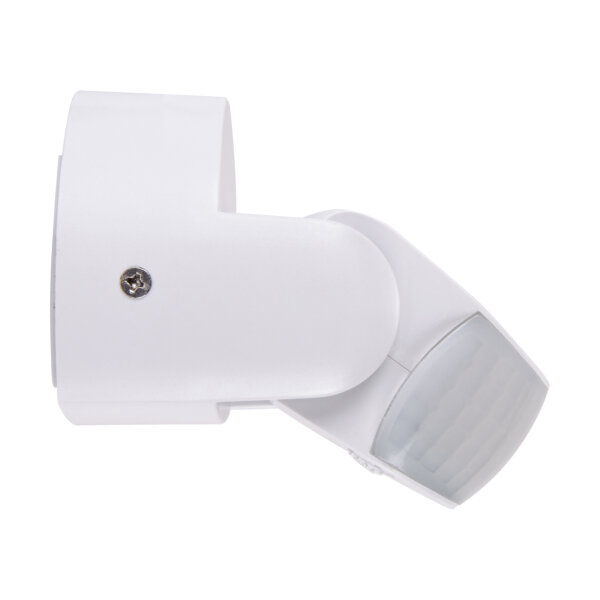 Détecteur de mouvement PIR IP65 blanc orientable pour lextérieur
