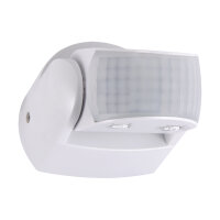 Détecteur de mouvement PIR IP65 blanc orientable...