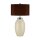 Tischlampe THALIE Creme Porzellan H:58cm Lampe