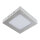 LED Deckenlampe 4000 K B: 12 cm Chrom matt Wei&szlig;