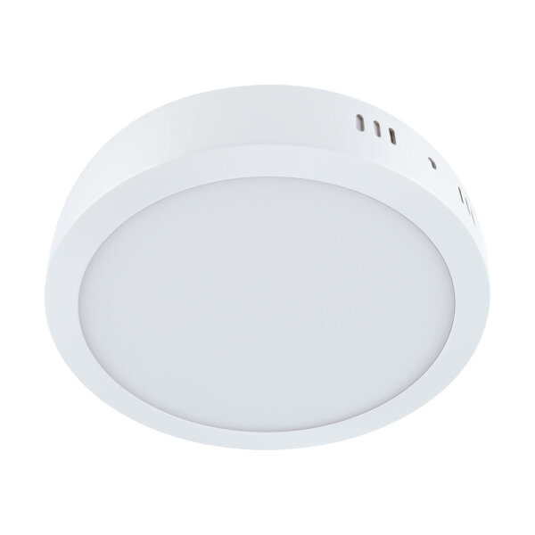 LED Deckenlampe Aufputz 4000 K Ø 30 cm Weiß rund