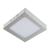 Plafonnier LED petit L : 17 cm Chromé mat Blanc...