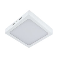 Plafonnier LED 30 cm de large Blanc carré 4000 K...
