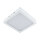Plafonnier LED 30 cm de large Blanc carr&eacute; 4000 K Intemporel