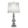 Lampe de table RONIA Nickel antique H:84cm Lampe de sol