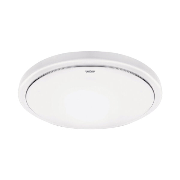 LED Badlampe Decke IP44 D: 26 cm rund Weiß 4100 K 1840 lm