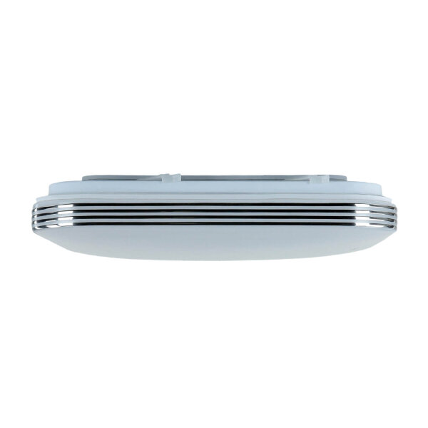Lampe de plafonnier LED avec détecteur de mouvement IP44 L : 33 cm Blanc 4200 K