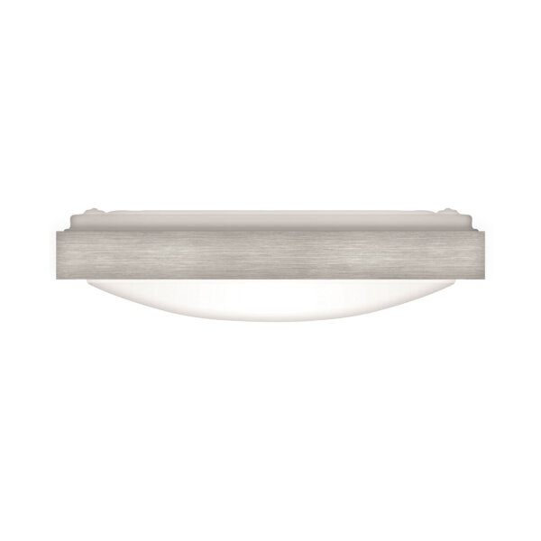 Lampe de plafonnier LED salle de bain IP44 4000 K L : 32 cm en argent blanc
