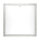Lampe de plafonnier LED salle de bain L : 37 cm IP44 4000 K argent blanc