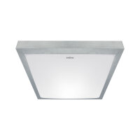 LED Badezimmerleuchte IP44 B: 27 cm in Silber Weiß...