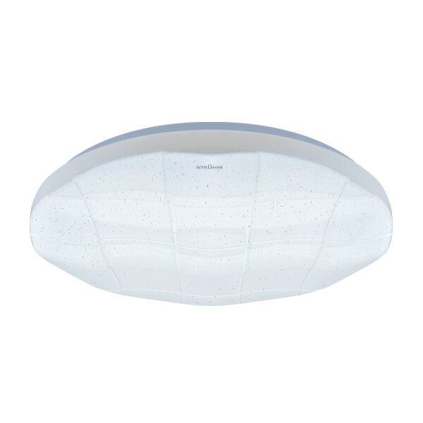 Lampe de plafonnier LED IP44 ronde Ø 48 cm Blanc Ciel étoilé