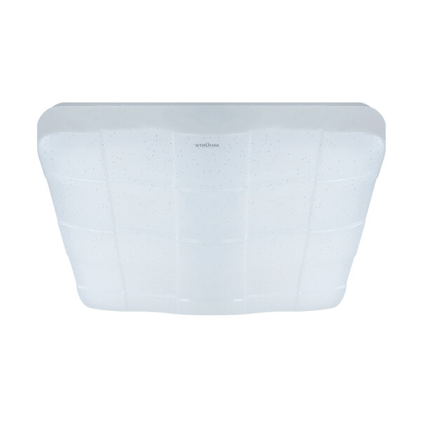 Lampe LED pour salle de bain Plafond Ciel étoilé IP44 L : 53 cm Blanc