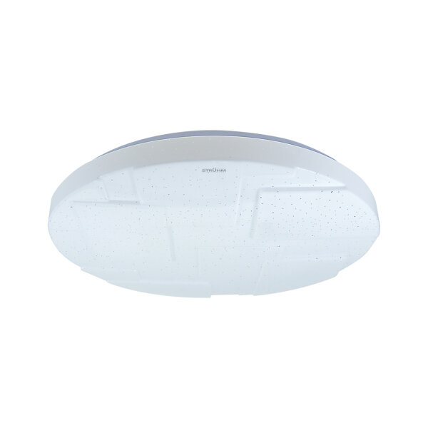 Lampe de plafonnier LED avec ciel étoilé IP44 D : 37 cm rond Blanc