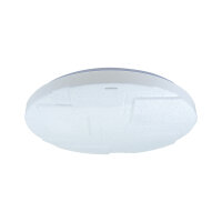 LED Deckenlampe mit Sternenhimmel IP44 D: 37 cm rund...