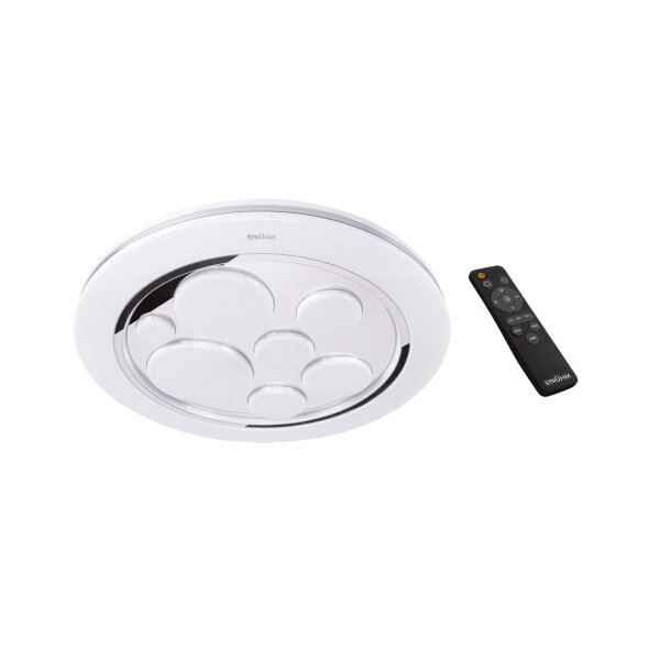 LED Deckenleuchte mit Fernbedienung rund D: 39 cm IP44