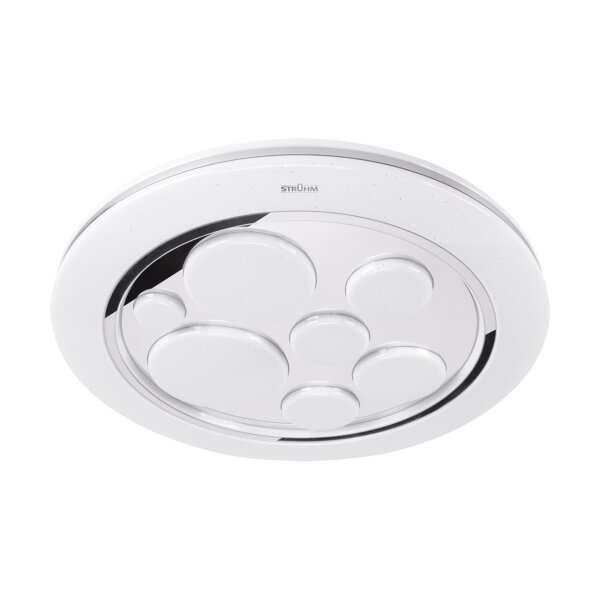 Lampe de plafonnier LED IP44 ronde D : 49 cm Télécommande