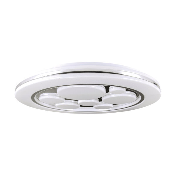 Lampe de plafonnier LED IP44 ronde D : 49 cm Télécommande